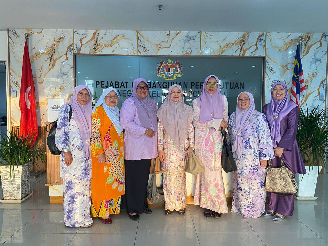 Kunjung Hormat wakil-wakil NGO ke pejabat Pengarah JPP Kelantan, bersama HAWA Kelantan.