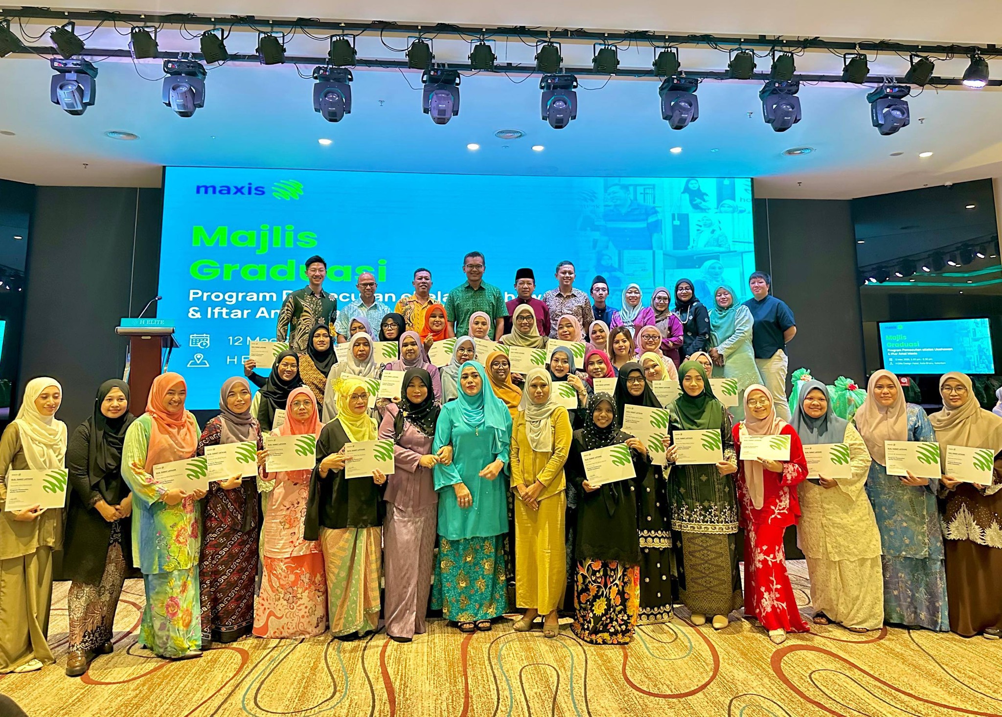 Majlis Graduasi Peserta Program Pemecutan EKelas Usahawan MAXIS.